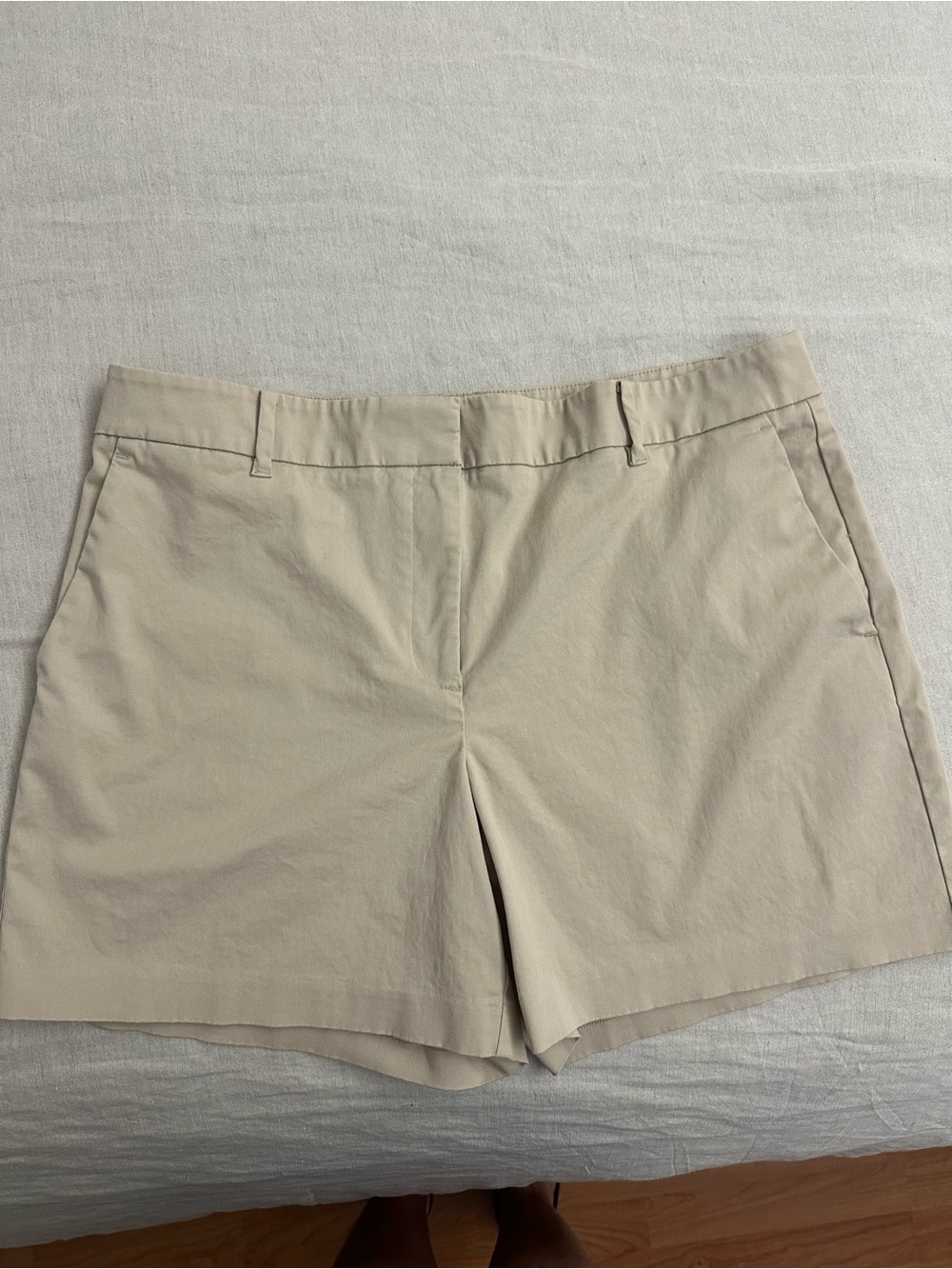 Ann Taylor Beige Tailored Shorts